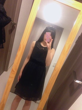 「MIXXO（ミッソ）のアイテム（ワンピース/ドレス）」を使った、Minaaさん（レディース・158cm）の春コーディネート