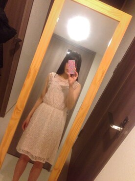 「MIXXO（ミッソ）のアイテム（ワンピース/ドレス）」を使った、Minaaさん（レディース・158cm）の春コーディネート