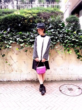 「Paradise Picnic（パラダイスピクニック）のアイテム（その他アウター）」を使った、chiiiiiさん（レディース・161cm）の秋コーディネート