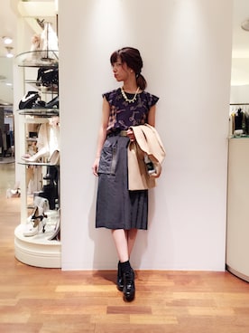 「Paradise Picnic（パラダイスピクニック）のアイテム（テーラードジャケット）」を使った、chiiiiiさん（レディース・161cm）の秋コーディネート