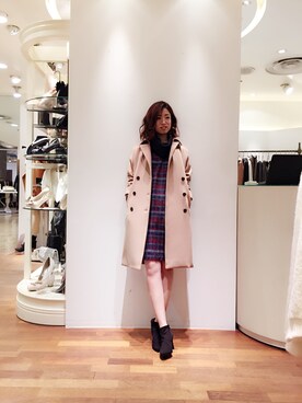 「Paradise Picnic（パラダイスピクニック）のアイテム（その他アウター）」を使った、chiiiiiさん（レディース・161cm）の秋コーディネート