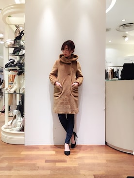 「トイプードル」｜chiiiiiさん（レディース・161cm）の冬コーディネート