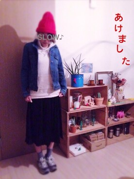 angelaさん（レディース・163cm）の冬コーディネート