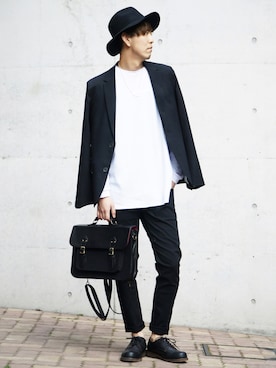 「GGD（ジージーディー）のアイテム（ジャケット/アウター）」を使った、ホリウチ.Iさん（メンズ・181cm）の春コーディネート