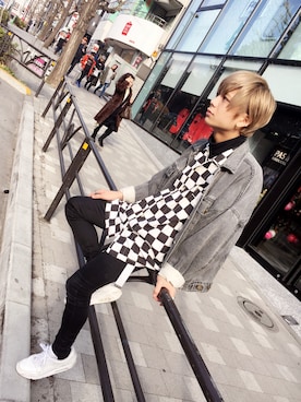 「アイテム（リング）」を使った、れい なかやま。さん（メンズ・165cm・10代）の冬コーディネート