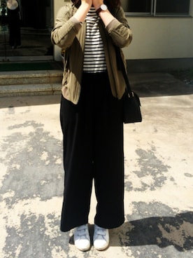 「Daniel Wellington」｜カナコ。さん（レディース・166cm）の春コーディネート