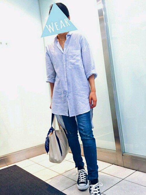 オトナなストライプシャツもZARA!
