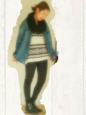 sakupanさん（レディース・158cm）の冬コーディネート