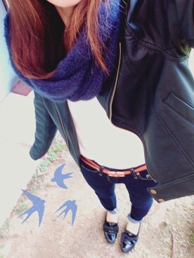 かおりさん（レディース・162cm）の冬コーディネート