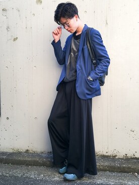 「ネコ」｜「アイテム（腕時計）」を使った、kazさん（メンズ・173cm）の秋コーディネート