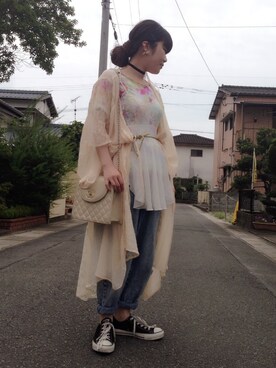 ○△□まなみ□△○さん（レディース・157cm）の夏コーディネート