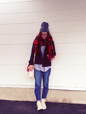 NAHOさん（レディース・162cm）の冬コーディネート