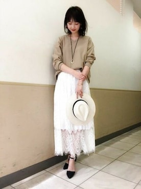 runrunさん（レディース・168cm）の春コーディネート