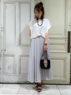 runrunさん（レディース・168cm）の夏コーディネート