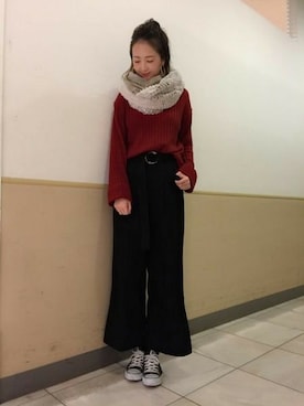 runrunさん（レディース・168cm）の冬コーディネート