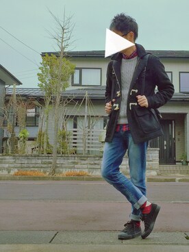 solÅtioさん（メンズ・170cm）の冬コーディネート