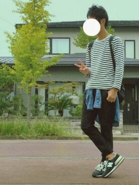 「ラブ＆ピース2016」｜「アイテム（アナログ腕時計）」を使った、solÅtioさん（メンズ・170cm）の秋コーディネート