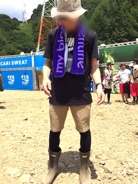 「SLOBE IENA（スローブイエナ）のアイテム（帽子）」を使った、ノッチ5555さん（メンズ・165cm）の夏コーディネート