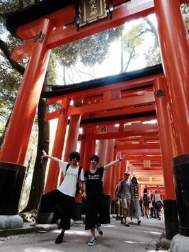 「CRACK（クラック）のアイテム」を使った、Chamyuuさん（レディース・165cm）の秋コーディネート