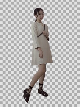 「可爱」｜糖豆豆さん（レディース・167cm）の秋コーディネート