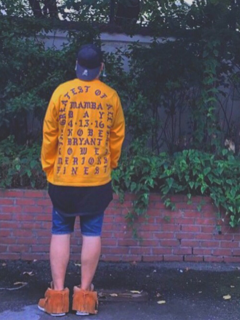 「KanyeWest、visvim、休日スタイル、ゆるコーデ、オトナカジュアル、シンプルコーデ、mastermind JAPAN、ストリート、GU」｜「mastermind JAPANのアイテム（ハット、ブラック系）」を使った、fragmentさん（メンズ・178cm）の夏コーディネートの1枚目の写真