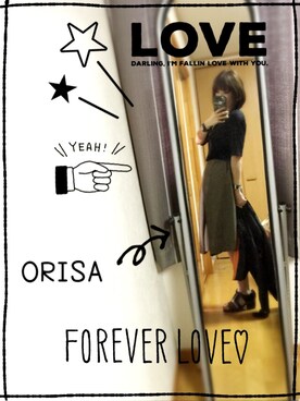 「ミディスカート」｜Orisattiさん（レディース・160cm）の春コーディネート