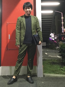 「417 EDIFICE（フォーワンセブンエディフィス）のアイテム（バッグ）」を使った、ken_hさん（メンズ・162cm）の秋コーディネート