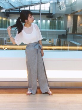 HARUKAさん（レディース・150cm）の夏コーディネート