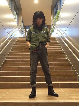 「icons」｜HARUKAさん（レディース・150cm）の夏コーディネート