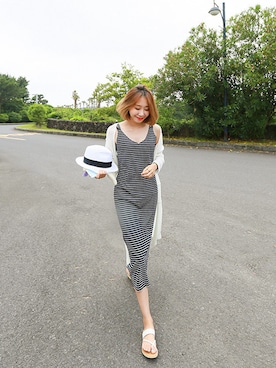 「Dailyabout（デイリーアバウト）のアイテム」を使った、DAILYABOUTさん（レディース・164cm）の夏コーディネート