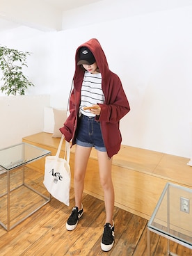 「Dailyabout（デイリーアバウト）のアイテム」を使った、DAILYABOUTさん（レディース・164cm）の秋コーディネート