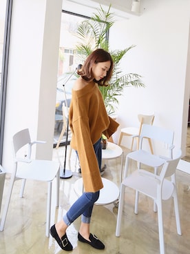 「Dailyabout（デイリーアバウト）のアイテム」を使った、DAILYABOUTさん（レディース・164cm）の秋コーディネート