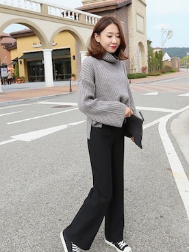 「Dailyabout（デイリーアバウト）のアイテム」を使った、DAILYABOUTさん（レディース・164cm）の秋コーディネート