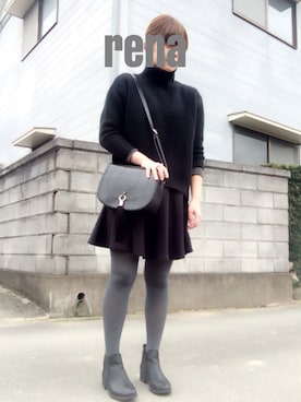 renaさん(レディース・163cm)の冬コーディネート