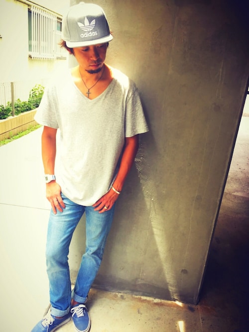 小林剛 Adidasのキャップを使ったコーディネート Wear