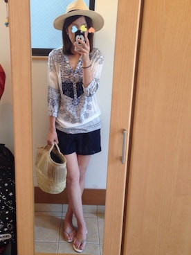 「Lyric（リリック）のアイテム」を使った、sea0818さん（レディース・168cm）の夏コーディネート