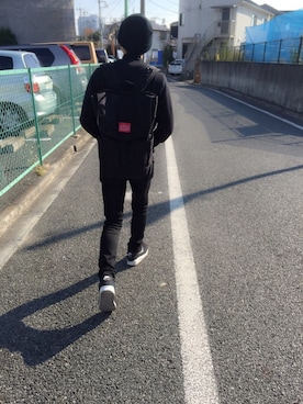 「Alpha Industries（アルファインダストリーズ）のアイテム（スタジャン）」を使った、taiga661さん（メンズ・167cm）の冬コーディネート