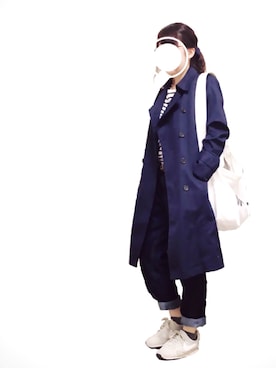 「ユニクロ」｜「アイテム（CD）」を使った、ｐａｒｕ.さん（レディース・154cm）の冬コーディネート