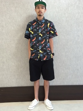 鈴木　義人さん（メンズ・174cm）の夏コーディネート