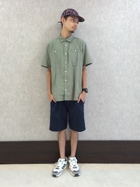 鈴木　義人さん（メンズ・174cm）の夏コーディネート