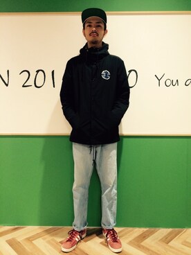 「アイテム（その他アウター）」を使った、鈴木　義人さん（メンズ・174cm・20代）の秋コーディネート