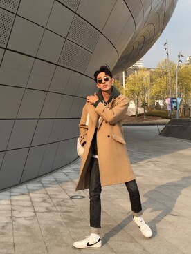 「menswear」｜동바오さん（メンズ・184cm）の秋コーディネート