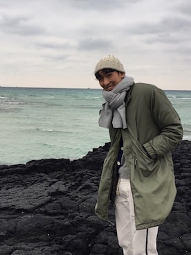 「menswear」｜동바오さん（メンズ・184cm）の冬コーディネート