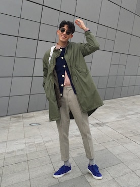 「menswear」｜동바오さん（メンズ・184cm）の冬コーディネート