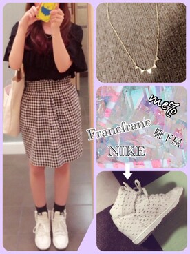 moniiiiiさん（レディース・153cm）の夏コーディネート