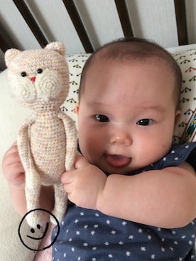 「おうちスタイル」｜「アイテム（雑貨/ホビー）」を使った、Ankoさん（キッズ・70cm）の夏コーディネート