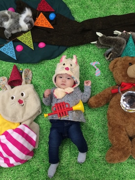 Ankoさん（キッズ・80cm）の秋コーディネート