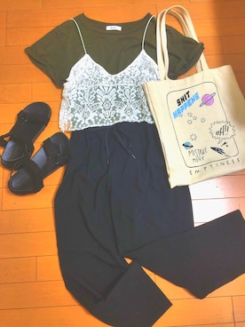 riiikaさん（レディース・159cm）の夏コーディネート