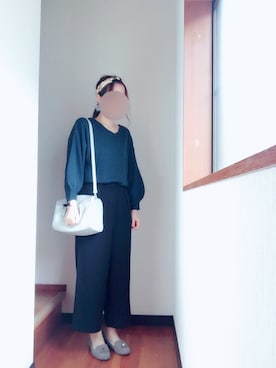 「バルーンスリーブ」｜anさん（レディース・161cm）の秋コーディネート