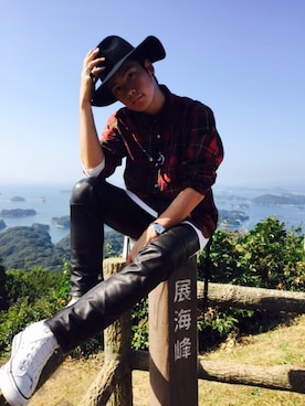 「CONVERSE（コンバース）のCONVERSE  コンバース CANVAS ALL STAR J HI  キャンバスオールスター J　ハイ  32067960  WHITE（スニーカー、ホワイト系）」を使った、ありぴょん先生さん（メンズ・173cm）の秋コーディネート